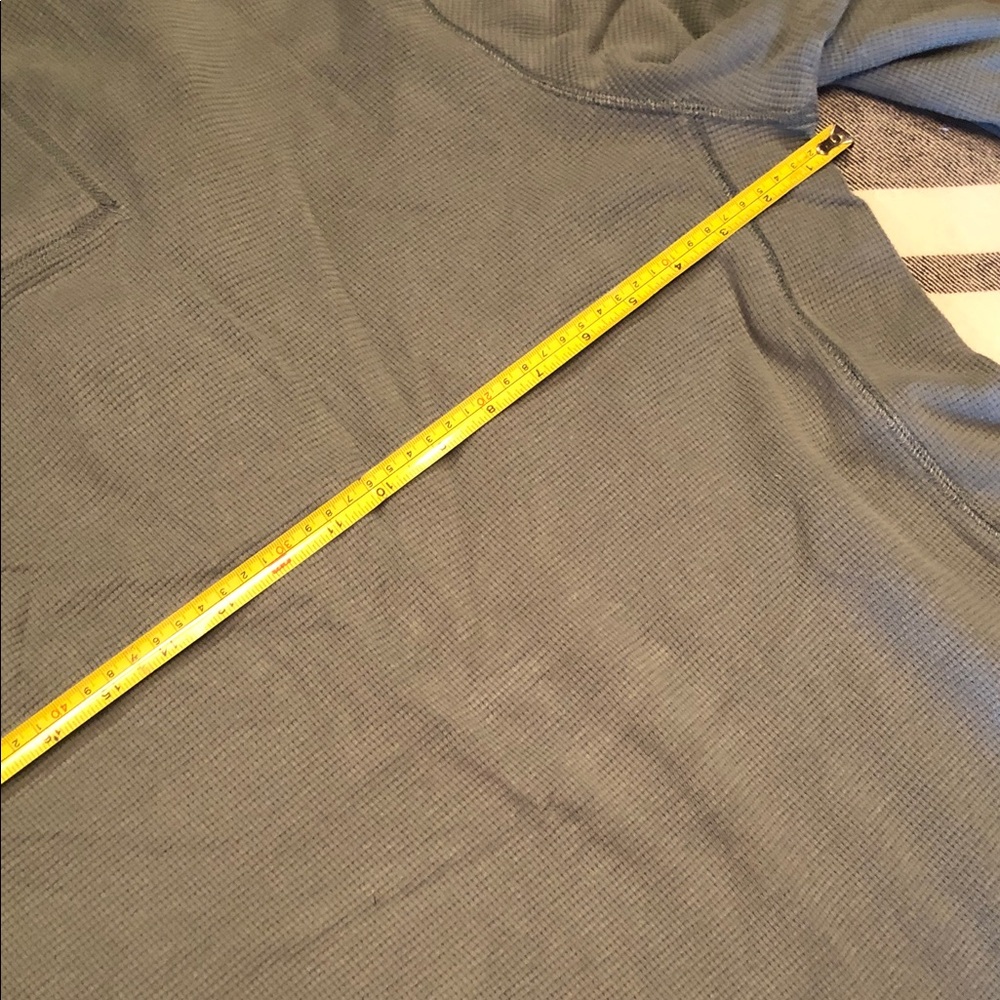 Men's Long-Sleeve Henley Sweater - Sage Green - Picture 11 of 11